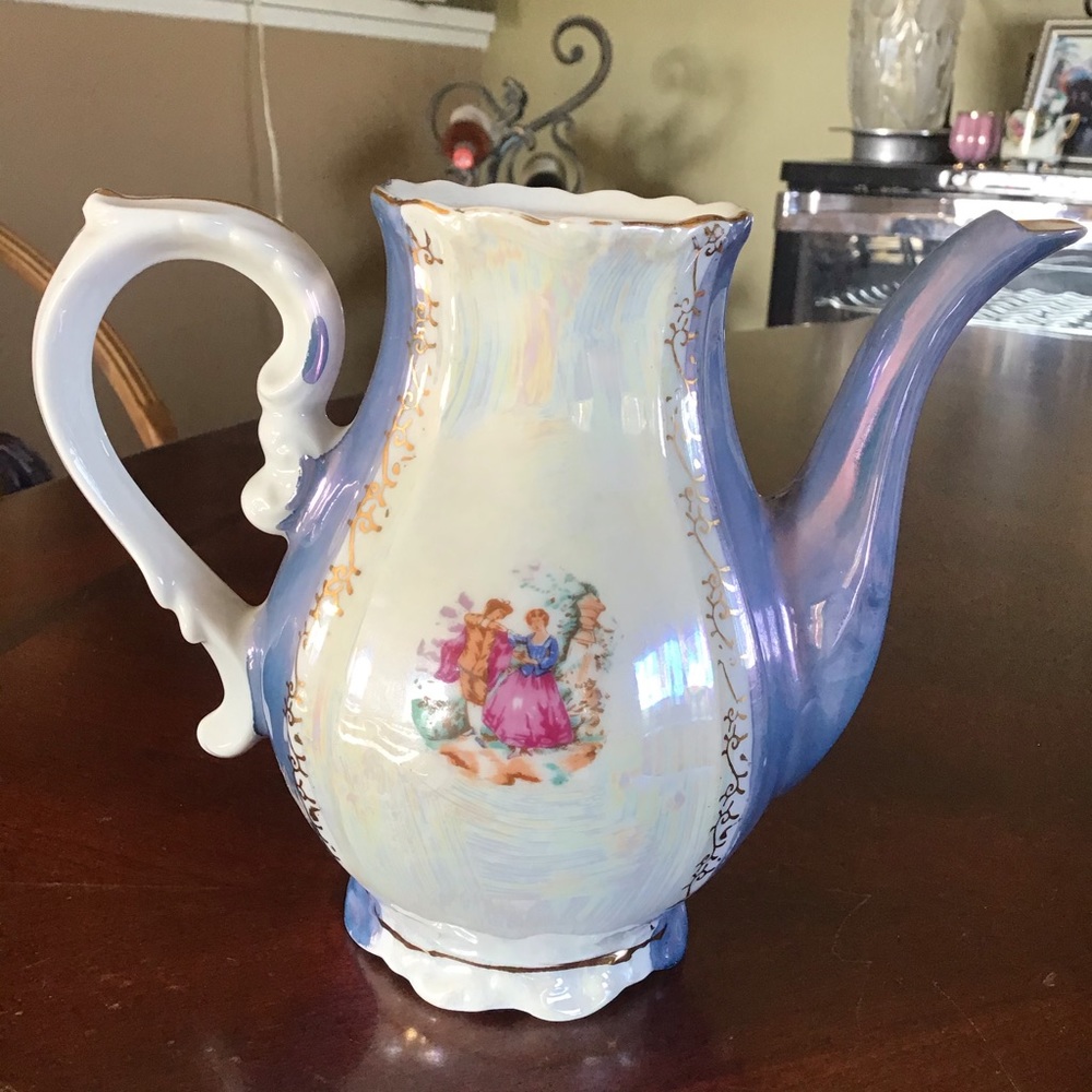 Vintage Bohemian Musical Teapot, Japan